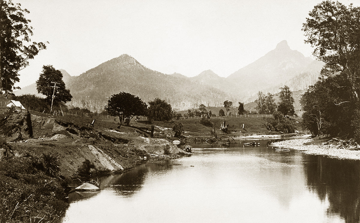 Panorama Showing Mount Warning, Murwillumbah NSW Australia 1910s