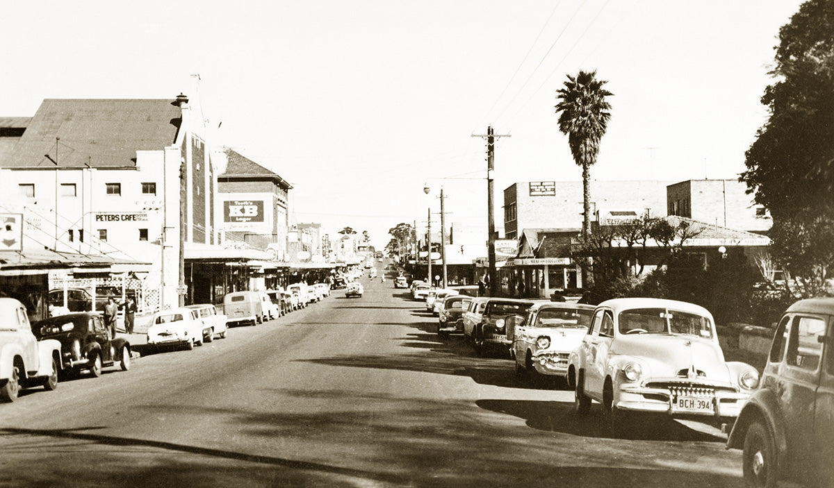 Mann Street, Gosford NSW Australia 1950s