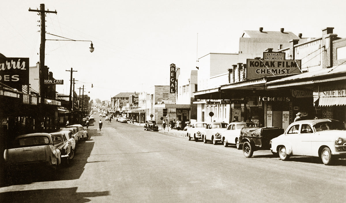 Mann Street, Gosford NSW Australia 1950s