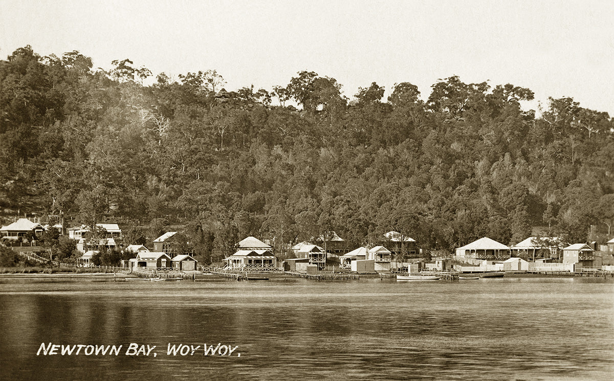 Newtown Bay, Woy Woy NSW Australia 1910s