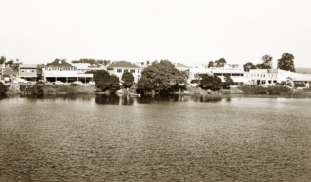 Looking Across Nambucca River, Mackville NSW Australia 1950s