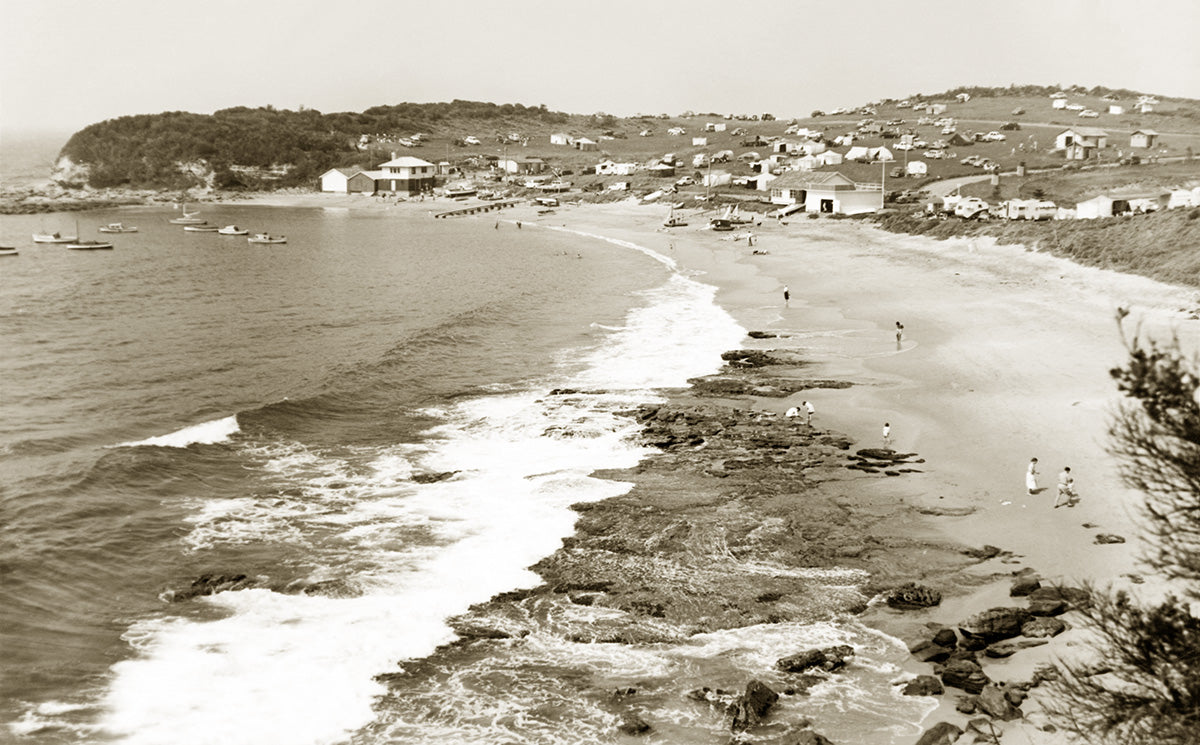 Fishermens Bay, Terrigal NSW Australia c.1954