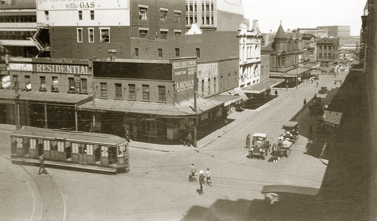 Corner Of Pitt Street And Hay Street, Sydney NSW Australia c.1929