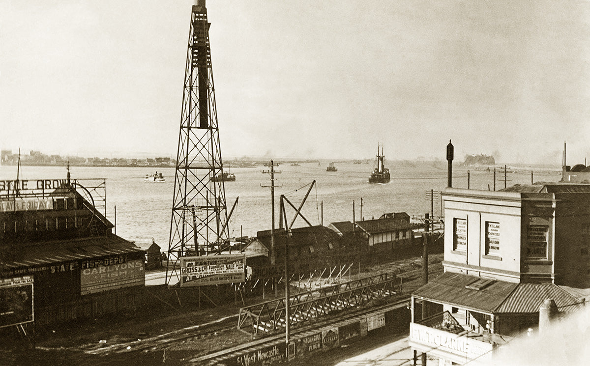 Kings Wharf, Newcastle NSW Australia 1920s