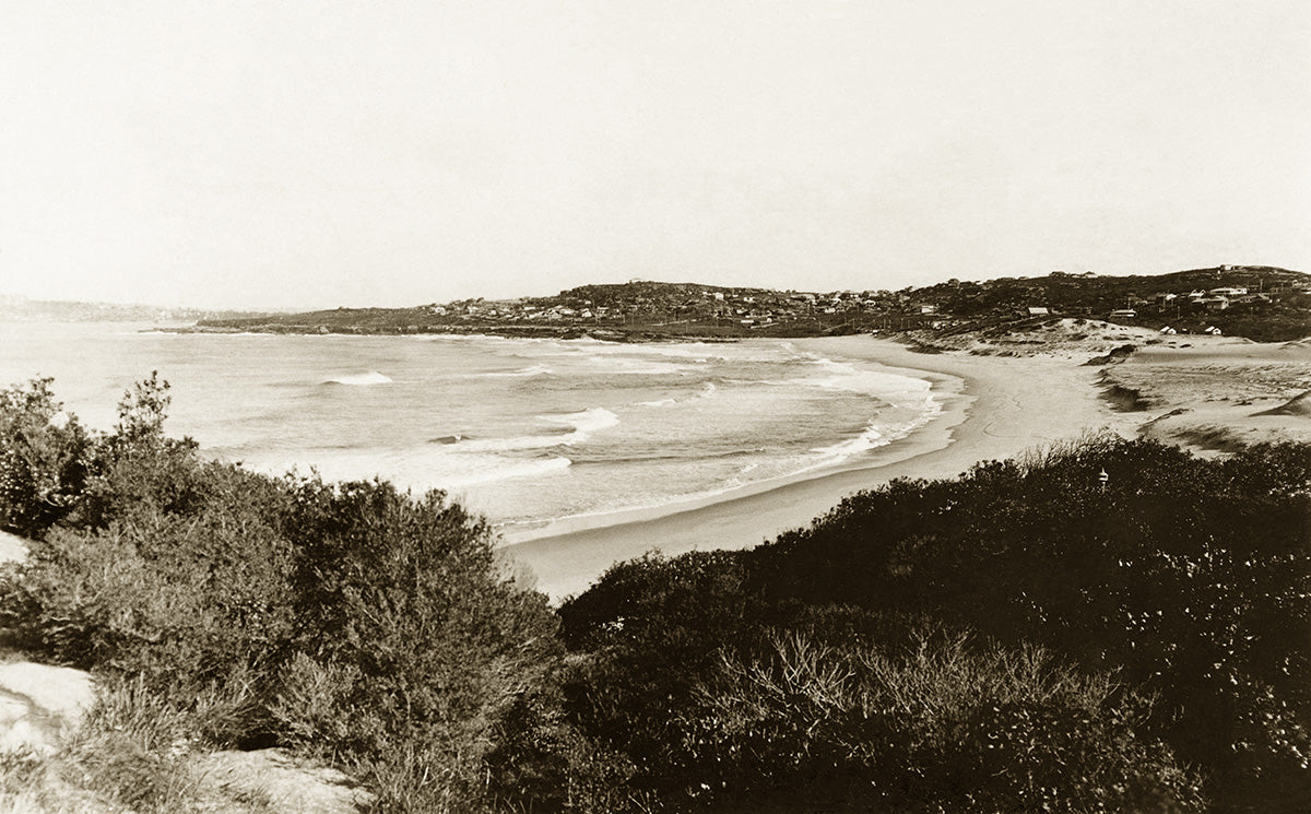 Curl Curl Beach From Dee Why, Curl Curl NSW Australia 1910s