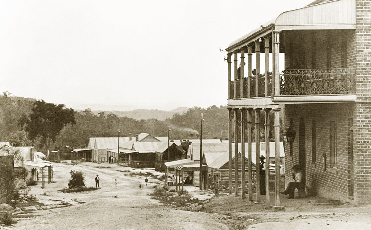 Main Street And Hotel, Howell NSW Australia 1907
