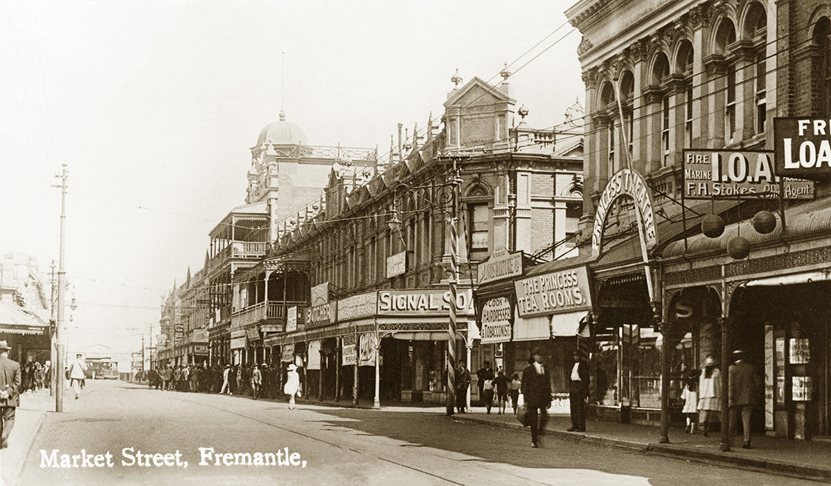 Market Street, Fremantle WA Australia c.1923