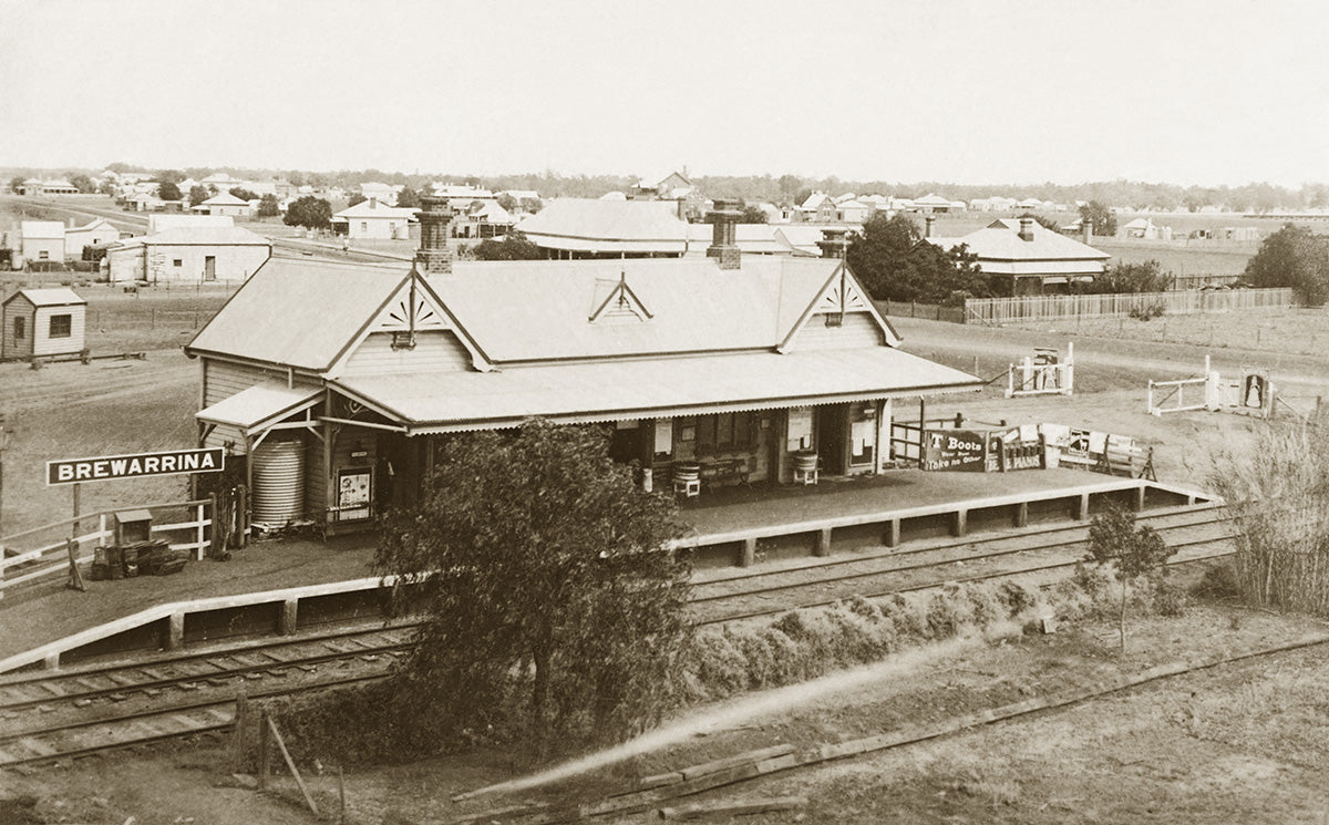 Railway Station, Brewarrina NSW Australia 1910s
