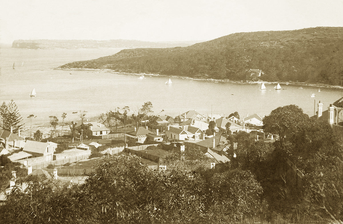 Forty Baskets Beach From Fairlight, Manly NSW Australia c.1910