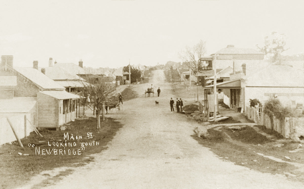 Main Street Looking South, Newbridge NSW Australia c.1905