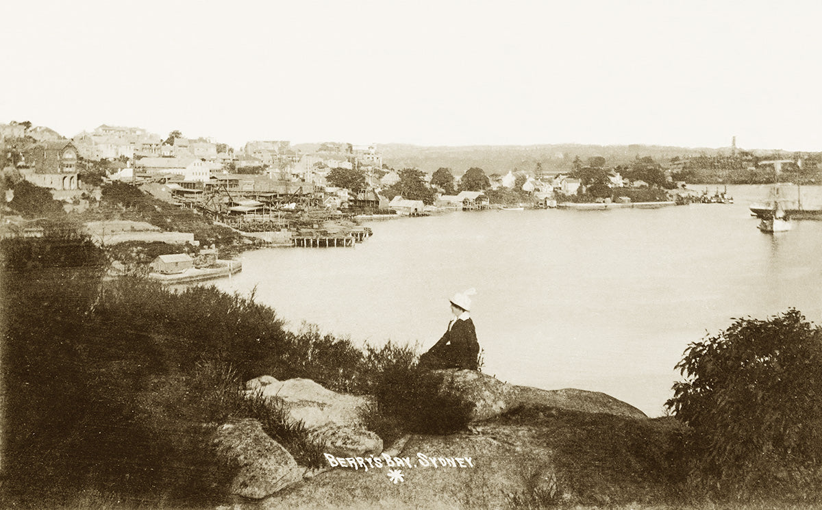 Berrys Bay - Sydney Harbour, Waverton NSW Australia c.1907