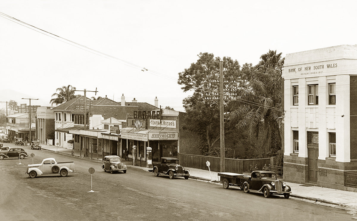 Main Street, Kyogle NSW Australia 1940s