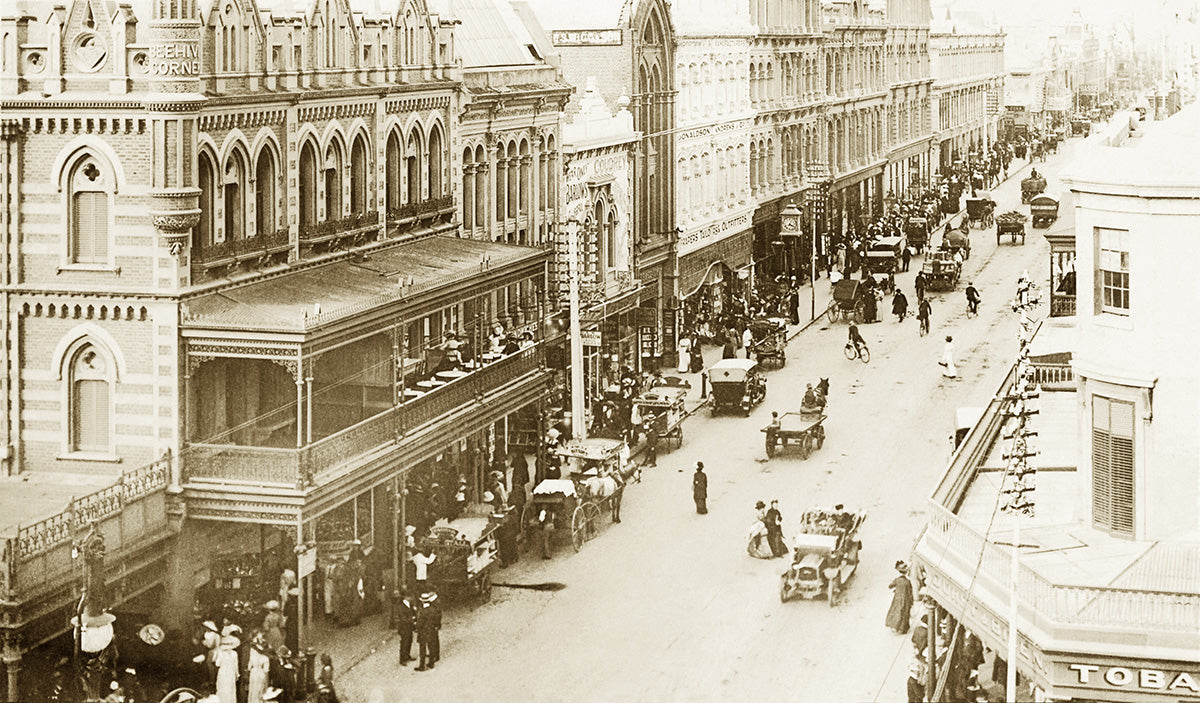 Rundle Street, Adelaide SA Australia 1920s
