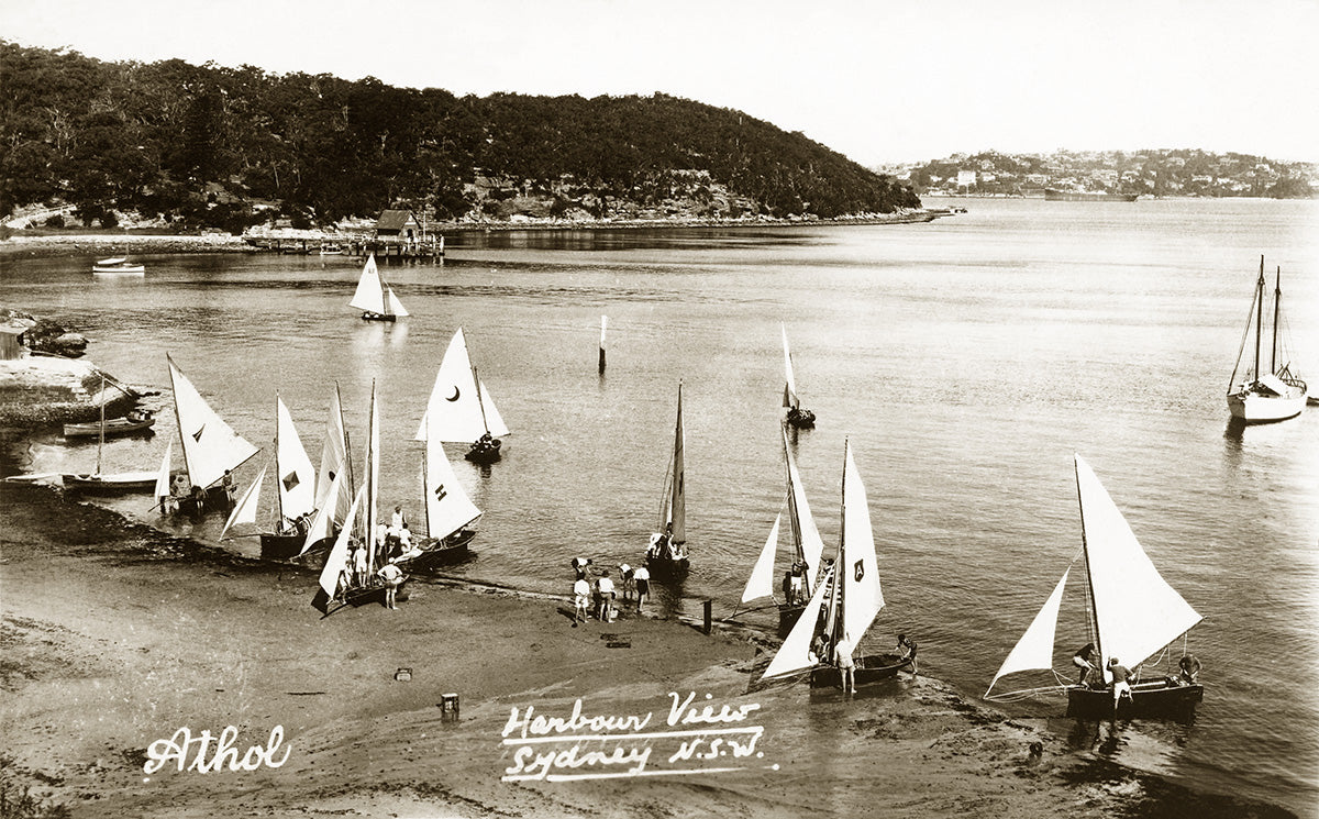 Athol Bay - Sydney Harbour, Mosman NSW Australia 1930s