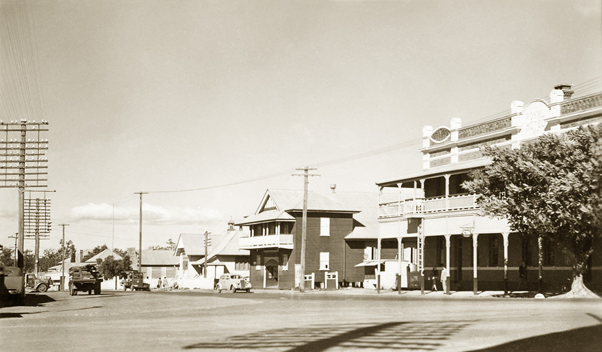 Main Street, Gatton QLD Australia 1940s
