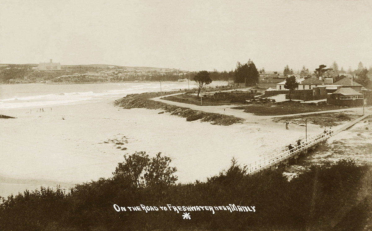 The Footbridge From Queenscliff To North Steyne, Manly NSW Australia c.1907