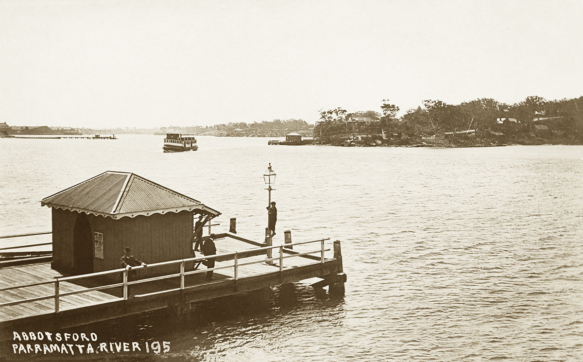 Pier And Ferry, Abbotsford NSW Australia 1907