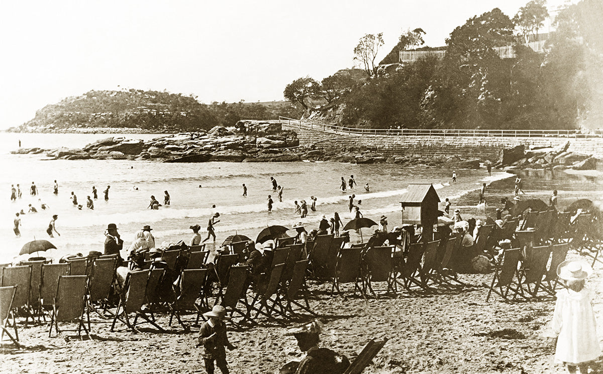 Ocean Beach, Manly NSW Australia c.1907