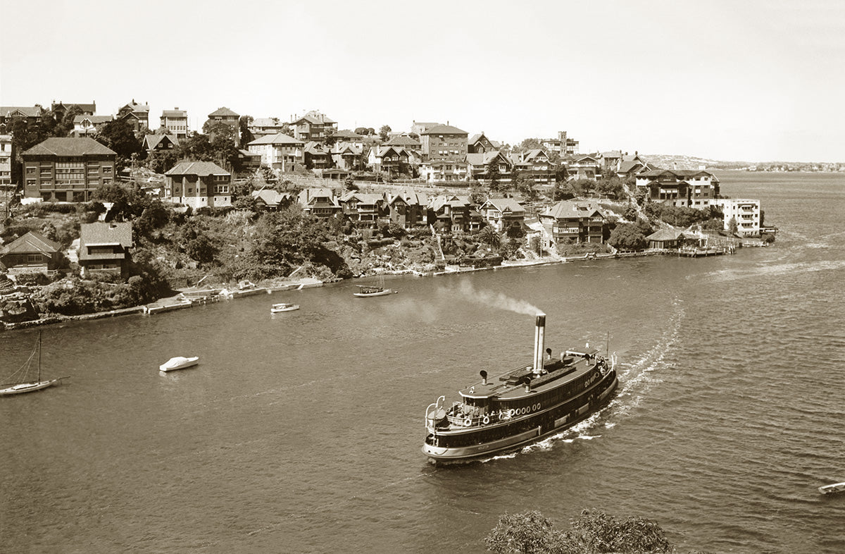 Curraghbeena Point From Cremorne Point, Mosman NSW Australia c.1920
