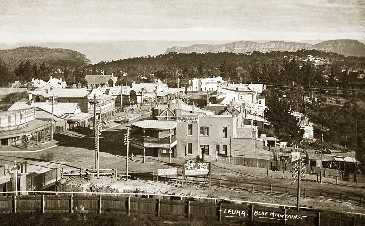 Panorama Of Township, Leura NSW Australia 1920s