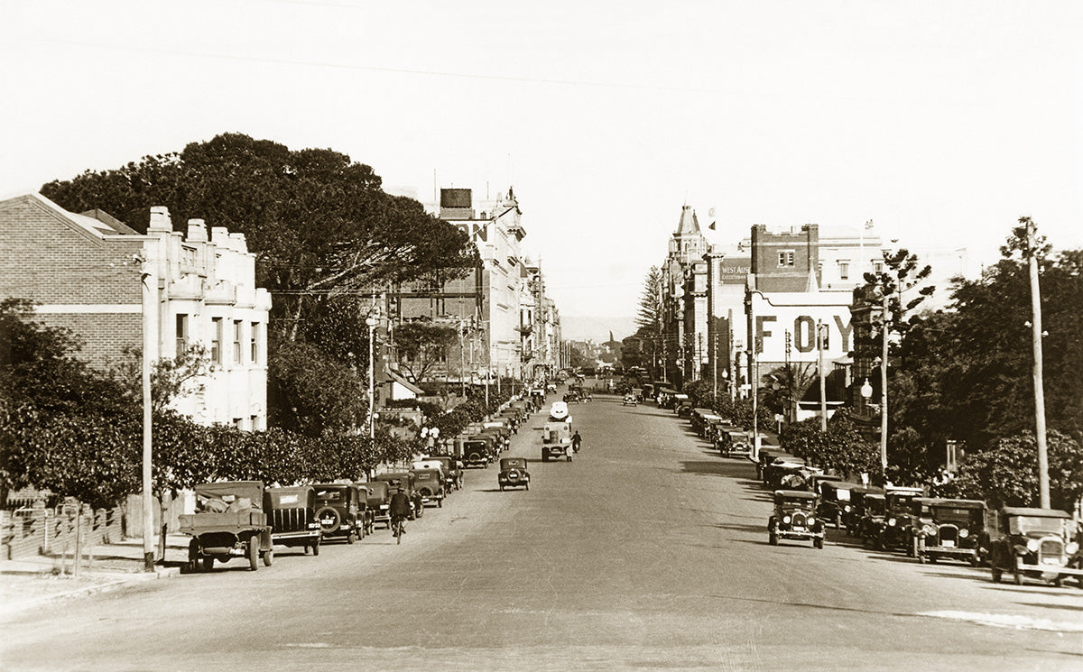 St. Georges Terrace, Perth WA Australia 1930s