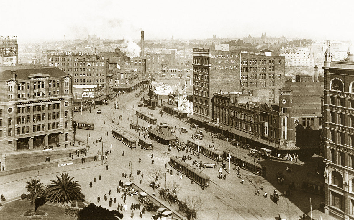 Railway Square, Sydney NSW Australia c.1920