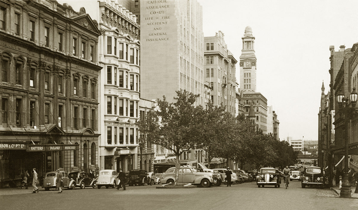 Queen Street, Melbourne VIC Australia c.1939