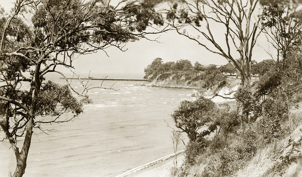 Looking Towards Shorncliffe, Sandgate QLD Australia 1930s