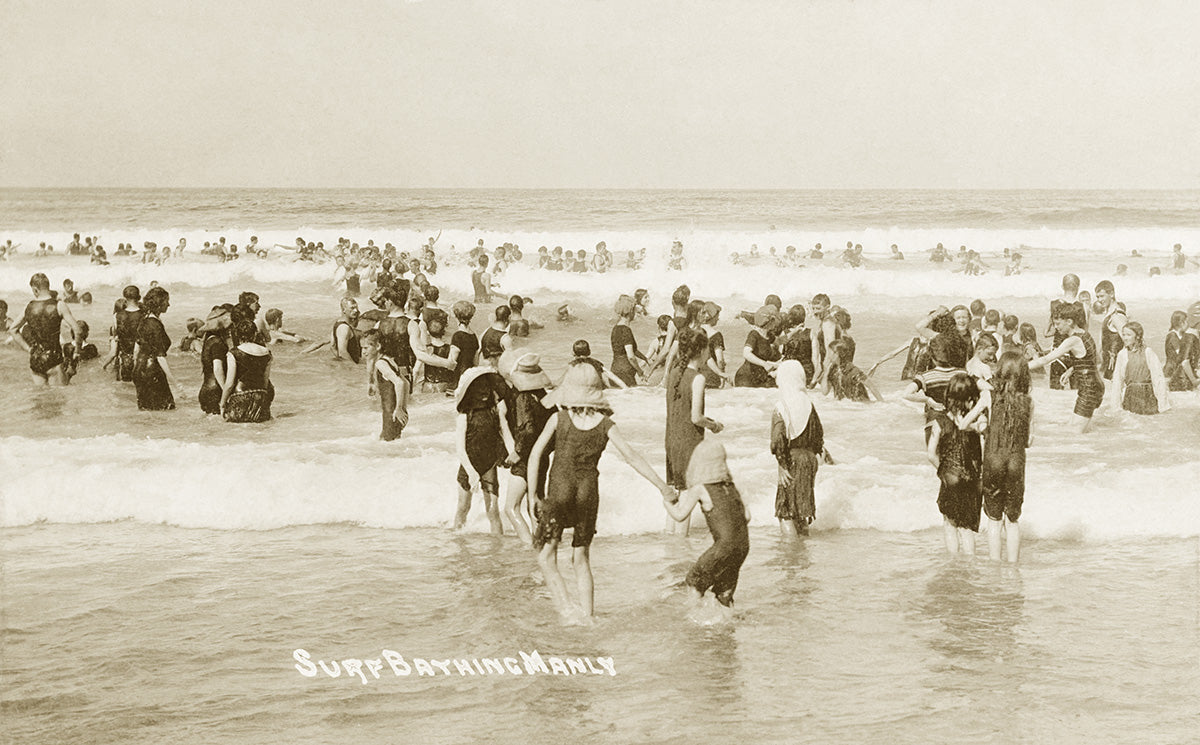 Ocean Beach, Manly NSW Australia c.1909