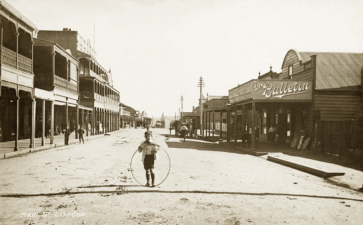 Main Street, Lithgow NSW Australia c.1907