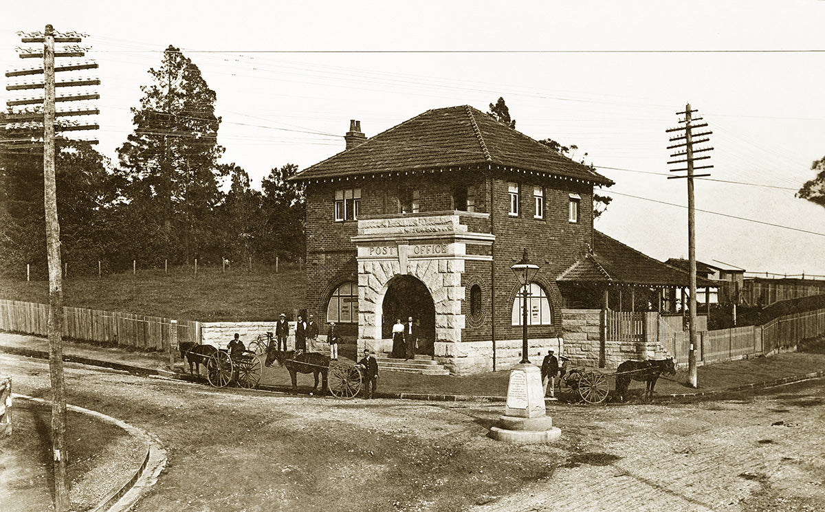 Post Office - Corner Of Church Street And Blaxland Road, Ryde NSW Australia c1906