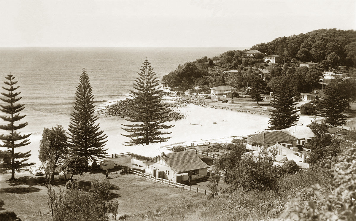 Overlooking Moana Park And Beach, Avoca Beach NSW Australia 1950s