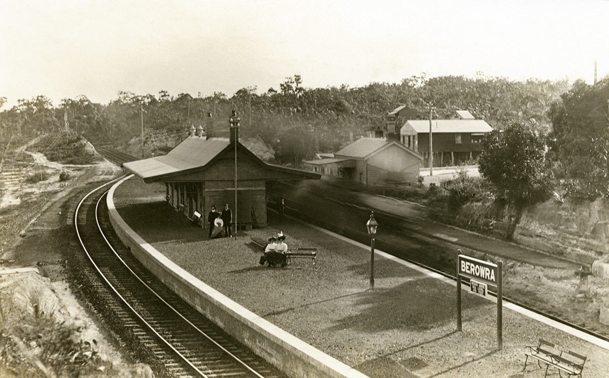 Railway Station, Berowra NSW Australia c.1907