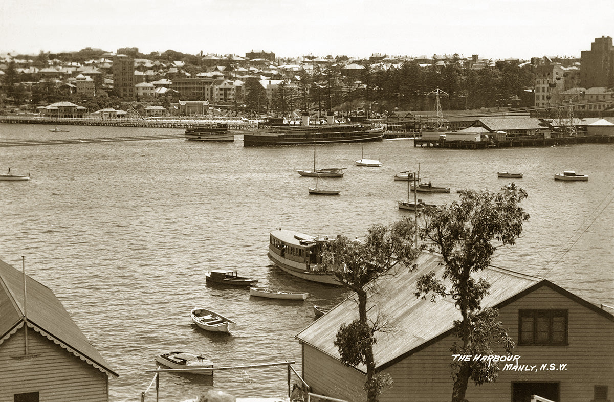 Manly Harbour, Manly NSW Australia 1940s