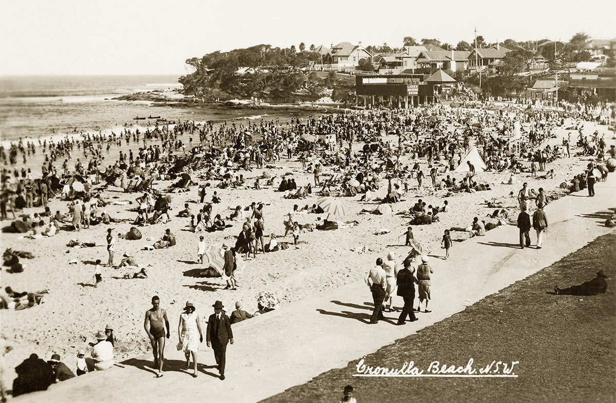 The Beach, Cronulla NSW Australia c.1934