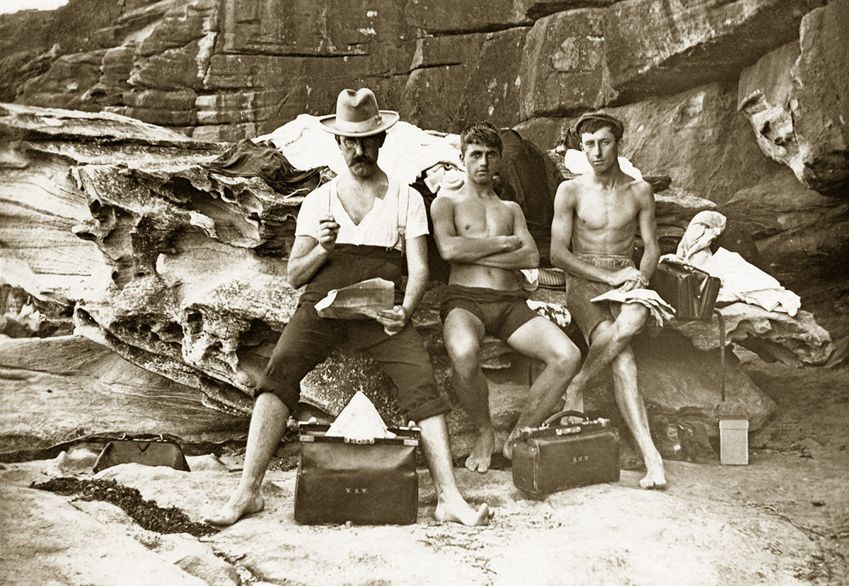 On The Rocks At Freshwater, Freshwater NSW Australia c.1927