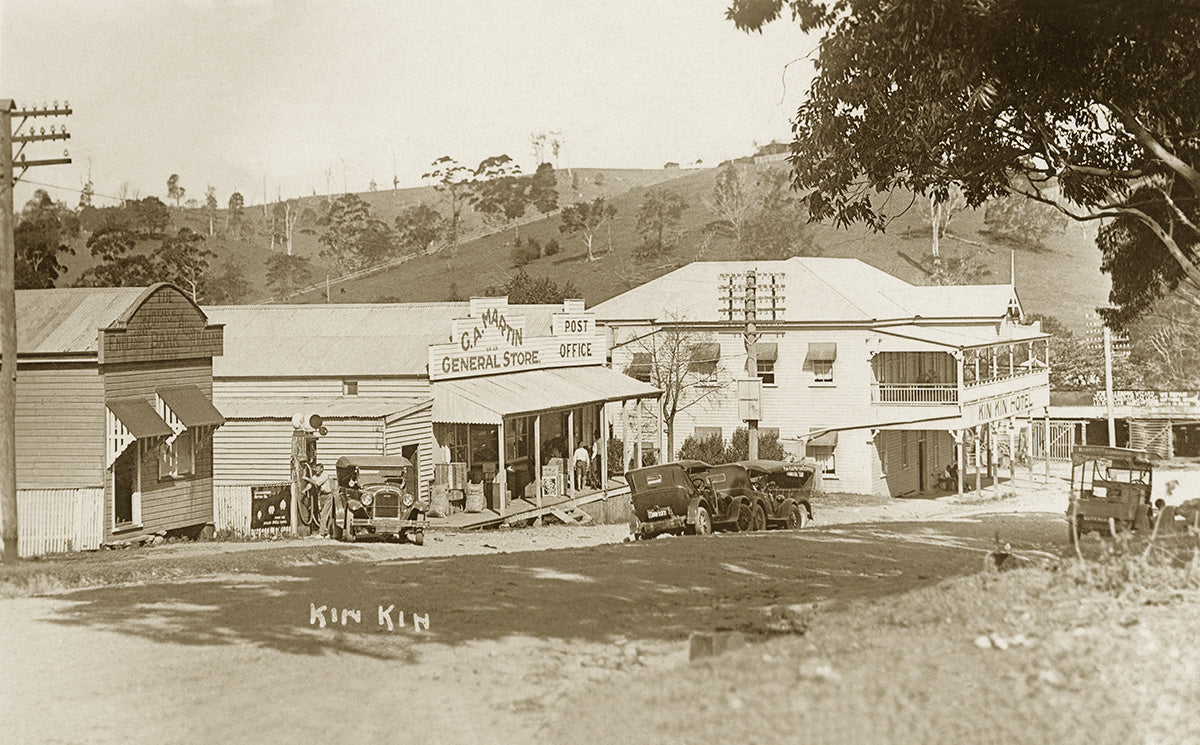 Bank - General Store - Post Office - Hotel, Kin Kin QLD Australia c.1919