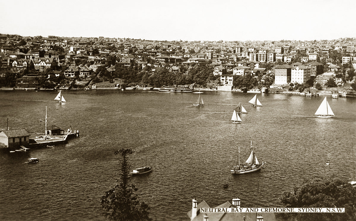 Cremorne, Neutral Bay NSW Australia 1930s