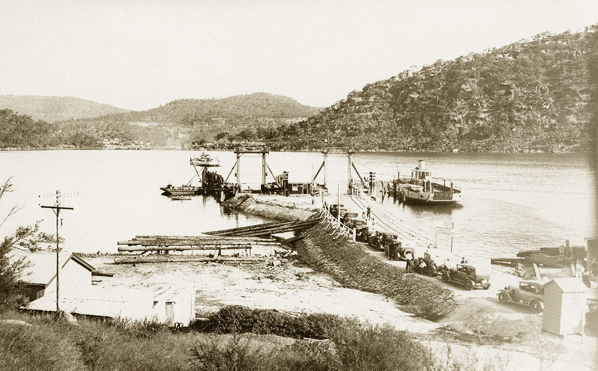 Peats Ferry - Hawkesbury River Punt, Mooney Mooney NSW Australia c.1919