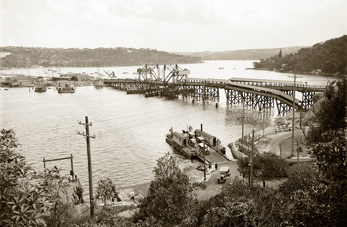 The Spit Bridge Looking Towards Mosman, Seaforth NSW Australia 1920