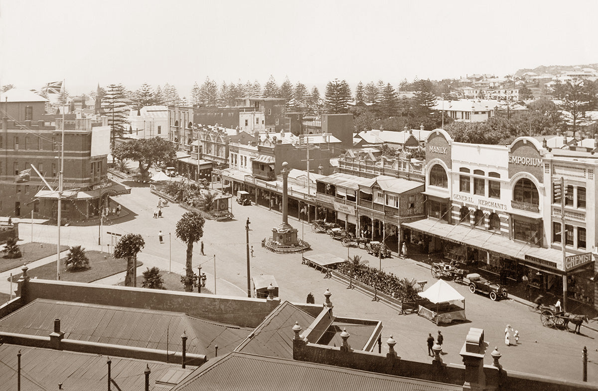 The Corso, Manly NSW Australia 1922