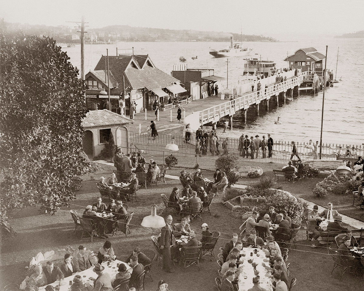 The Ferry Wharf - Watsons Bay NSW Australia 1934 