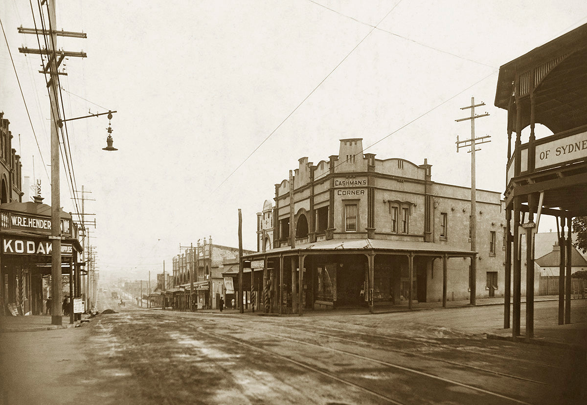 Corner Of Dalhousie Street And Ramsay Street, Haberfield NSW Australia 1920s