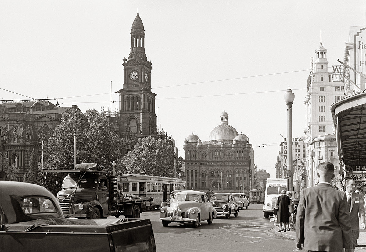 George Street, Sydney NSW Australia 1950s