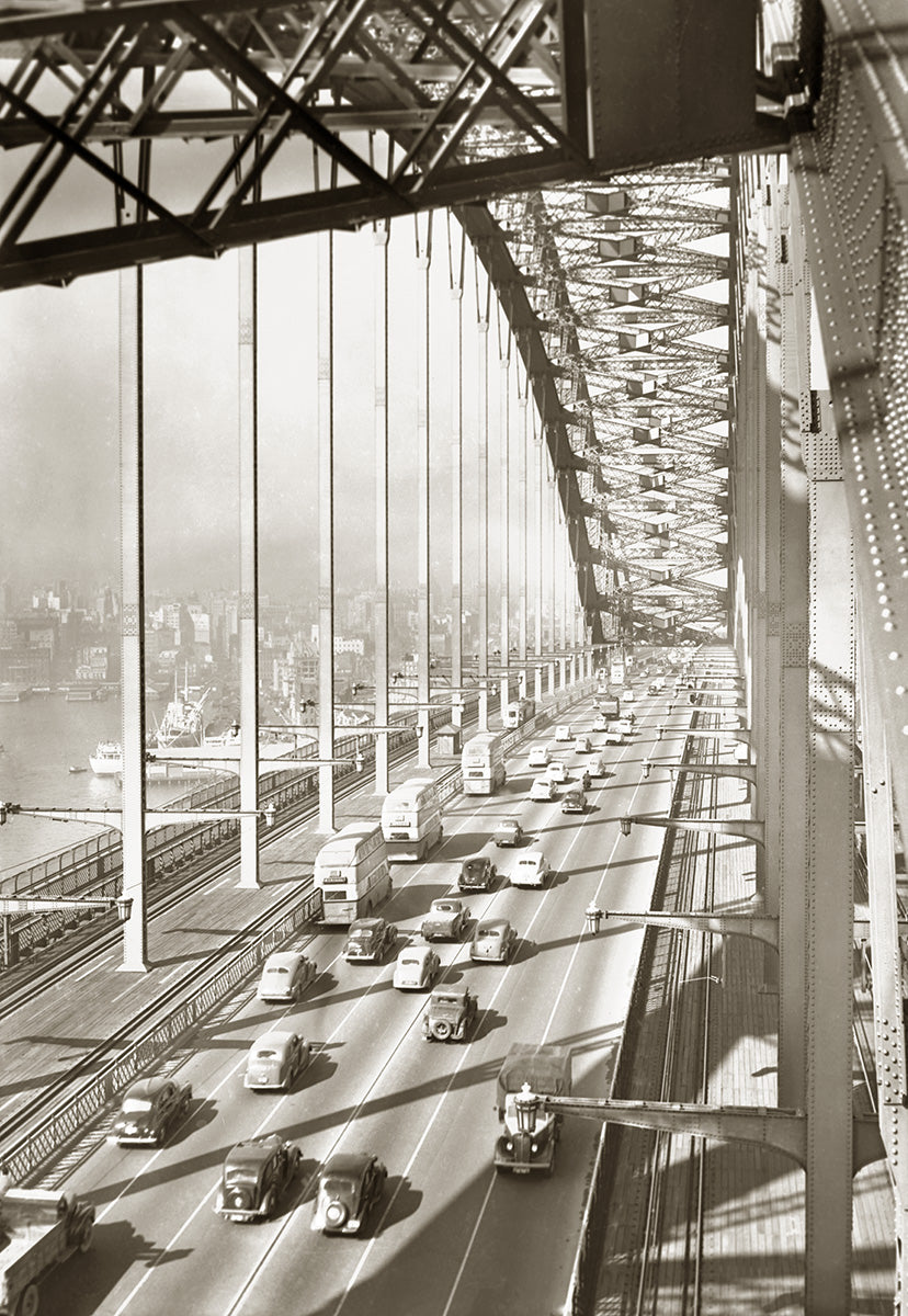 Sydney Harbour Bridge , Sydney NSW Australia 1950s