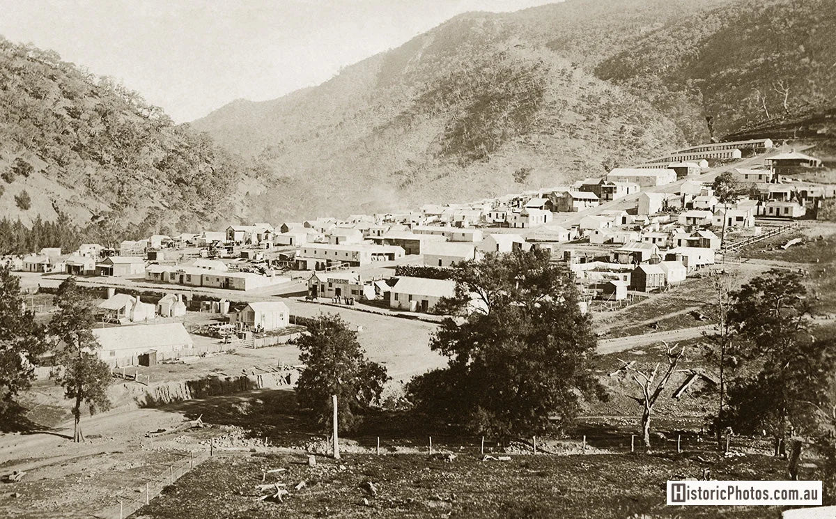 Aerial View, Barren Jack City NSW Australia 1908