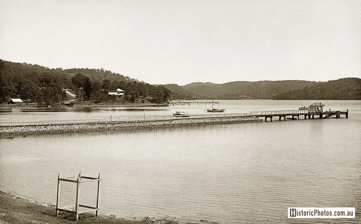 Wharf, Bayview NSW Australia 1900s