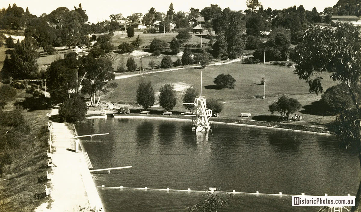 The Swimming Pool, Blackheath NSW Australia 1940