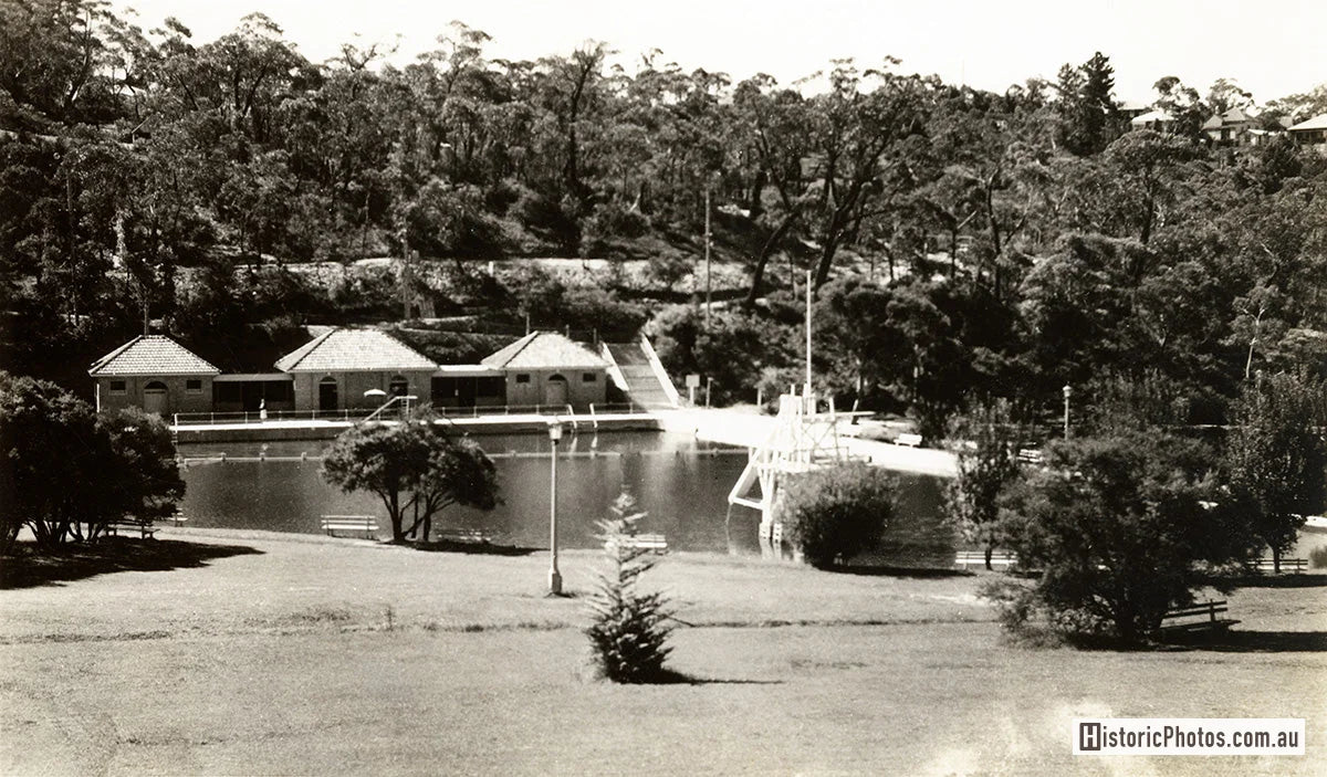 The Swimming Pool, Blackheath NSW Australia 1940