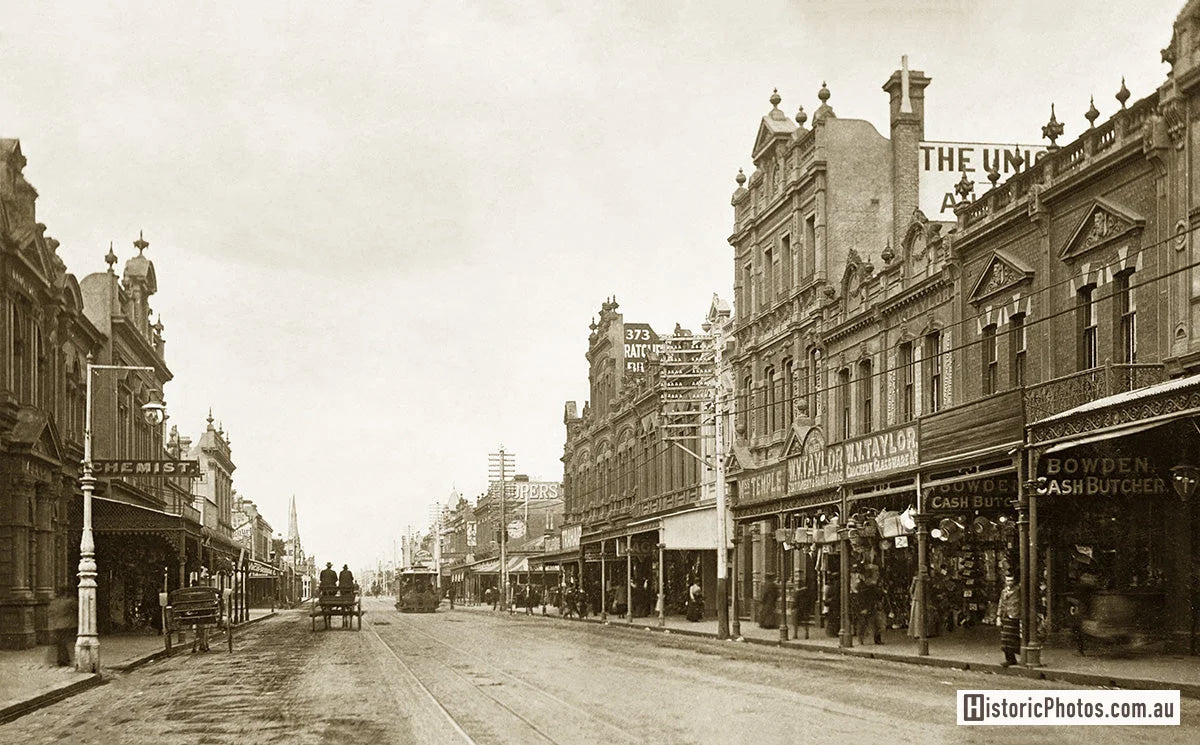 Main Street, Brunswick VIC Australia c.1907